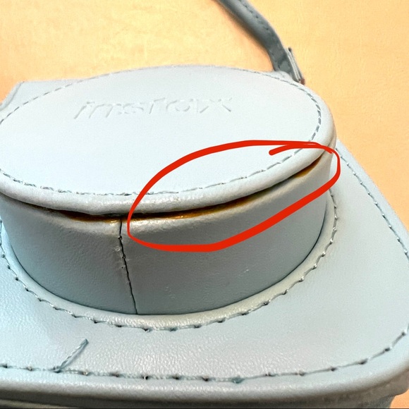 ✅ Instax Baby Blue Camera Shoulder Case B#24 - Picture 4 of 8
